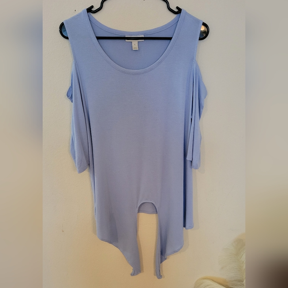 DANA BUCHMAN COLD SHOULDER TOP